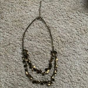 Ten Thousand Villages Brass colored necklace